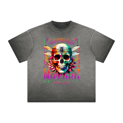 Heavyweight Washed Flower Graphic Tee