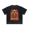 Vintage-Style Frayed Flame Graphic Tee