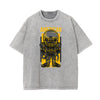 Streetwear Faded Cartoon Pattern Tee