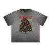 Distressed Streetwear Cartoon Graphic Tee