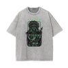 Streetwear Faded Cartoon Pattern Tee