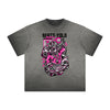 Distressed Streetwear Cartoon Graphic Tee