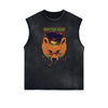 Streetwear Cartoon Graphic Muscle Tank