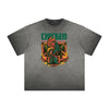 Distressed Streetwear Cartoon Graphic Tee