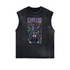 Streetwear Cartoon Graphic Muscle Tank
