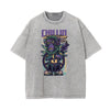 Streetwear Faded Cartoon Pattern Tee