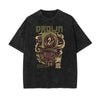 Punk Faded Monster Pattern Tee