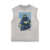 Sleeveless Steampunk Funny Pattern Tee