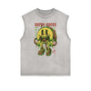 Sleeveless Steampunk Funny Pattern Tee