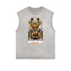 Sleeveless Steampunk Funny Pattern Tee