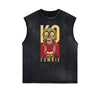 Humorous Cartoon Graphic Muscle Tank