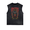 Humorous Cartoon Graphic Muscle Tank