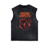 Humorous Cartoon Graphic Muscle Tank