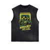 Humorous Cartoon Graphic Muscle Tank