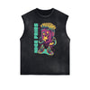 Humorous Cartoon Graphic Muscle Tank