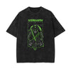 Cartoon Abstract Faded Pattern T Shirt