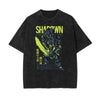 Cartoon Abstract Faded Pattern T Shirt