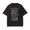 Cartoon Abstract Faded Pattern T Shirt
