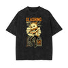 Cartoon Abstract Faded Pattern T Shirt