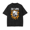 Cartoon Abstract Faded Pattern T Shirt