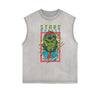 Retro Cartoon Graphic Muscle Tank