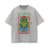 Retro Cartoon Stone Wash Graphic Tee