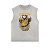 Retro Cartoon Graphic Muscle Tank