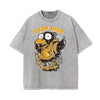 Retro Cartoon Stone Wash Graphic Tee