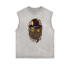 Retro Cartoon Graphic Muscle Tank