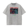 Retro Cartoon Stone Wash Graphic Tee