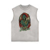 Retro Cartoon Graphic Muscle Tank