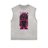 Retro Cartoon Graphic Muscle Tank