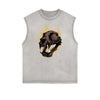 Retro Cartoon Graphic Muscle Tank