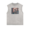 Abstract Animal Graphic Muscle Tank