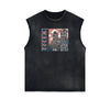 Abstract Animal Pattern Sleeveless Tee