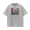 Abstract Graphic Washed Cotton Animal Tee