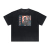 Abstract Animal Graphic Frayed Tee