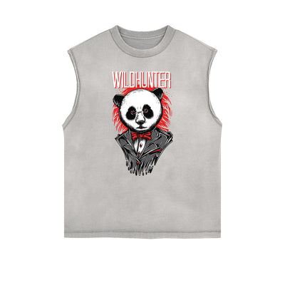 Abstract Animal Graphic Muscle Tank