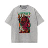 Abstract Graphic Washed Cotton Animal Tee