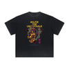 Abstract Animal Graphic Frayed Tee