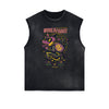 Abstract Animal Pattern Sleeveless Tee