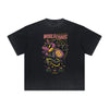 Abstract Animal Graphic Frayed Tee