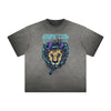 Abstract Animal Faded Thick Pattern Tee