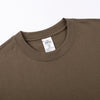 Crew Neck Solid Color Cotton Tee 250gsm