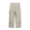 Drawstring Paint Distressed Trousers-INNBLAC Fashion Apparel