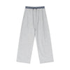 Double Waistband Baggy Trousers