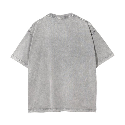 Broken Heart Smile Face Graphic Tee-INNBLAC