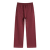 Solid Color Open Bottom Sweatpants-INNBLAC Fashion Apparel