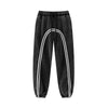 Arc Stripe Thick Baggy Joggers-INNBLAC Fashion Apparel