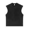 Sleeveless Raw Edge Reverse Tee 275gsm